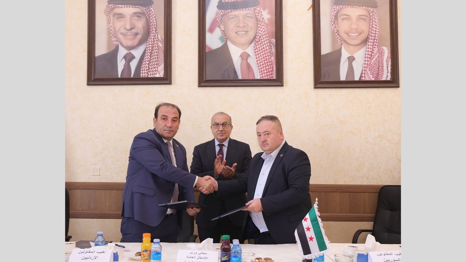 Jordanian, Syrian Contractors’ Syndicates Sign MoU to Boost Cooperation