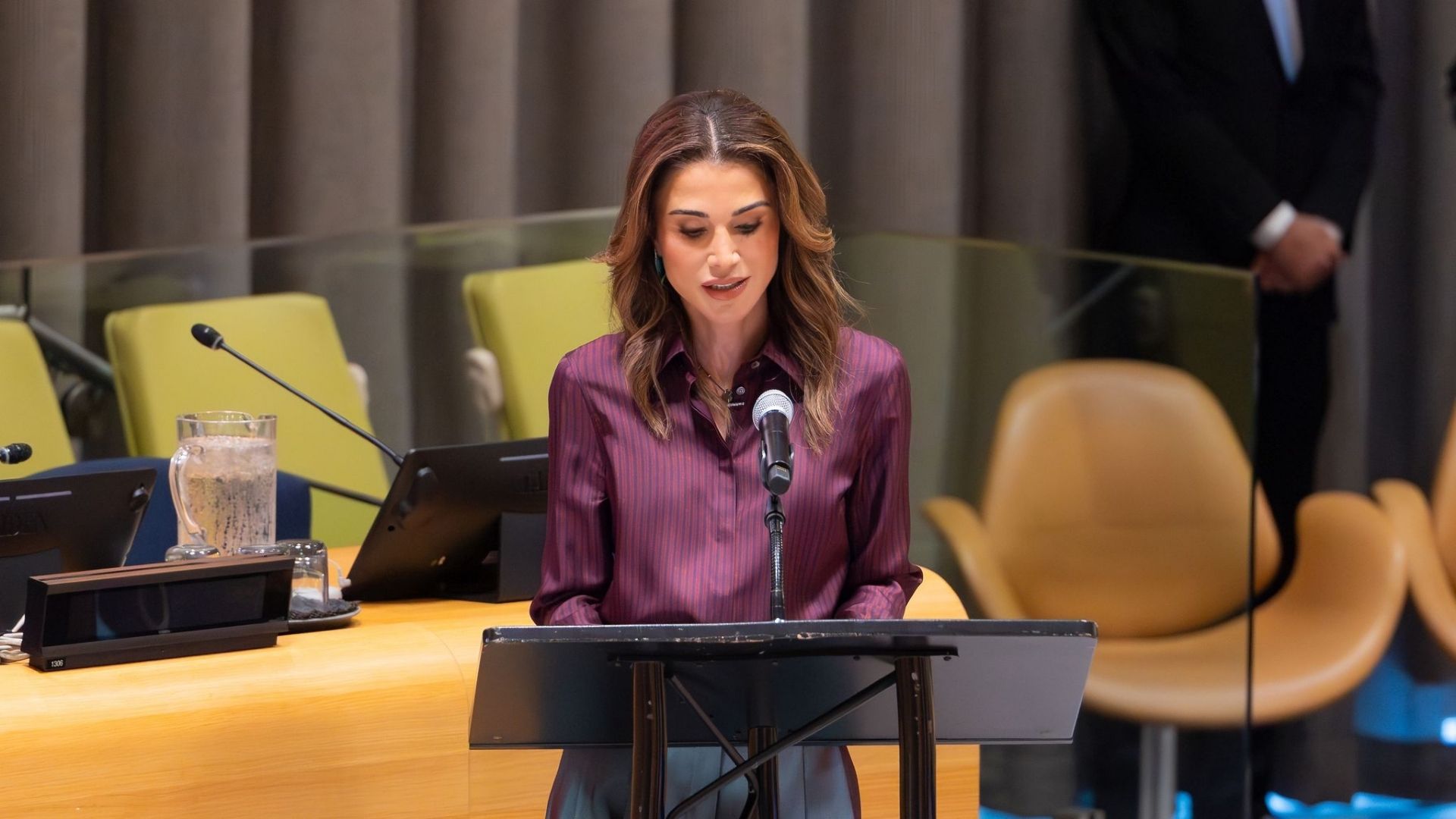 Queen Rania Denounces Gaps in Global Support for Women at UN Headquarters in New York