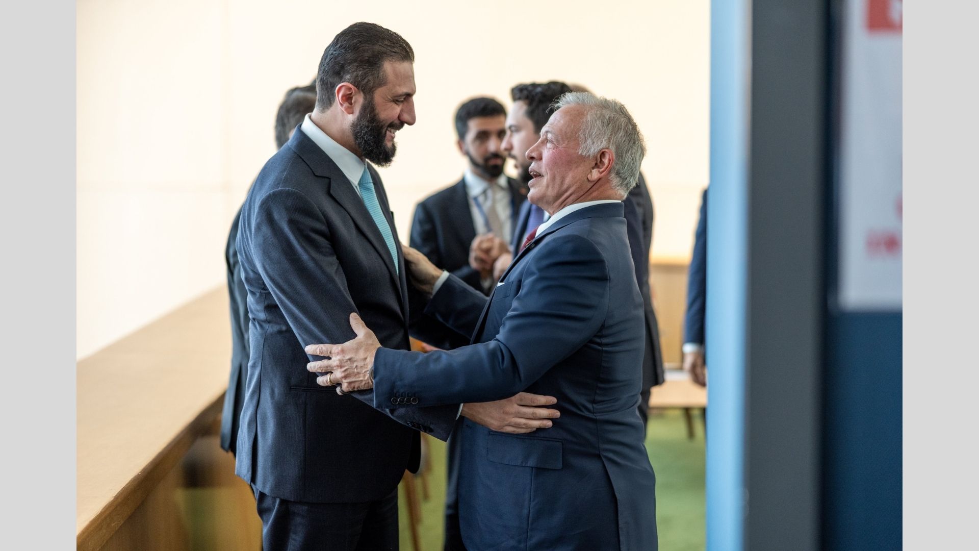 King meets Syria president in New York