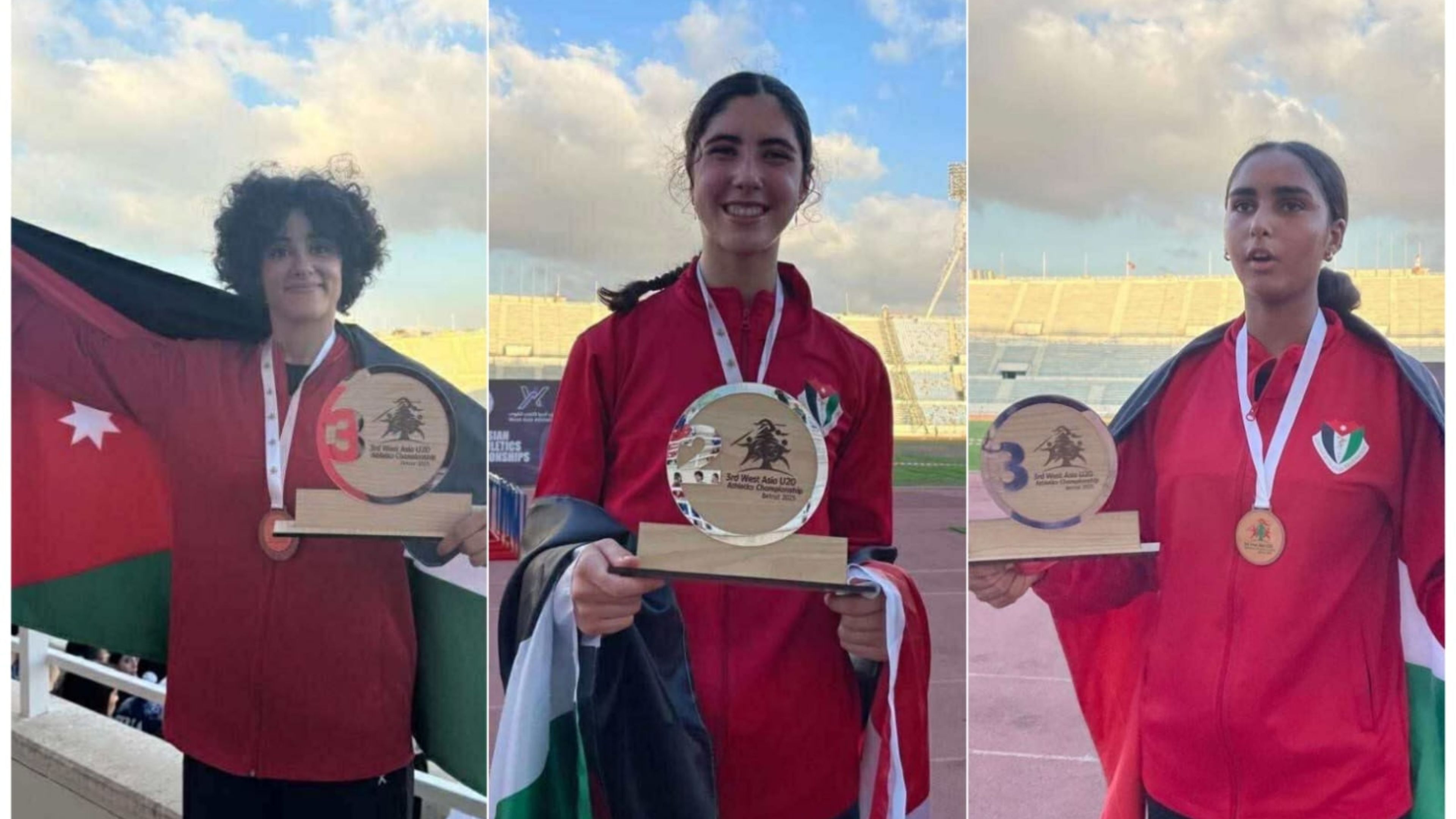Athletics team wins three medals at West Asia U20 Athletics Championship