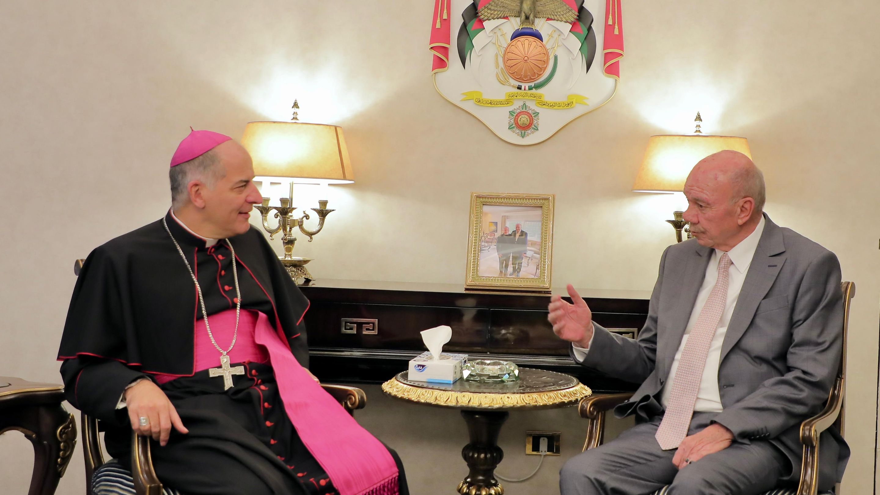 Senate President Meets Vatican, Czech Ambassadors