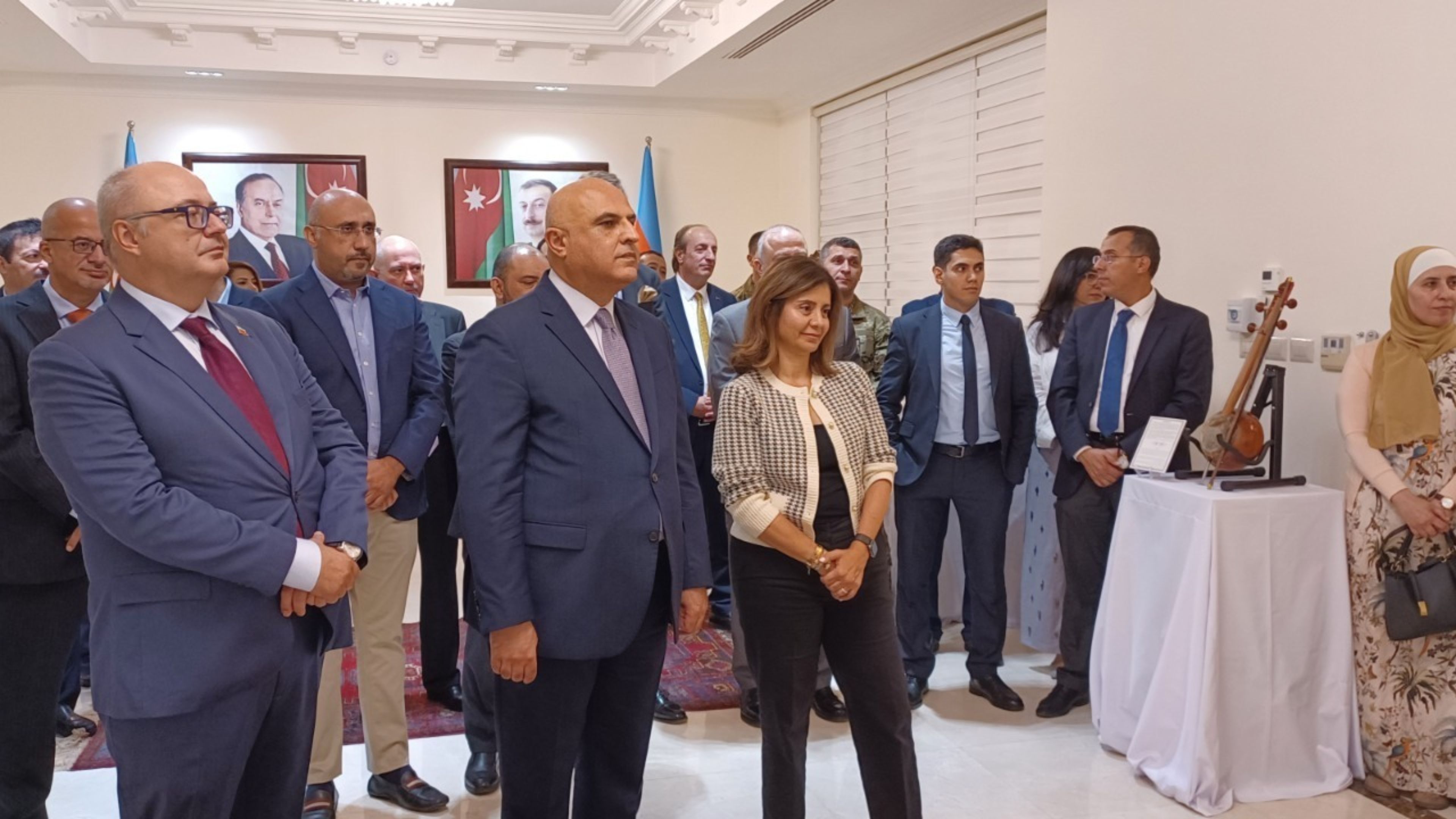 Princess Dana Firas Sponsors Opening of &quot;Echoes of the Ages: Azerbaijani Musical Instruments&quot; Exhibition