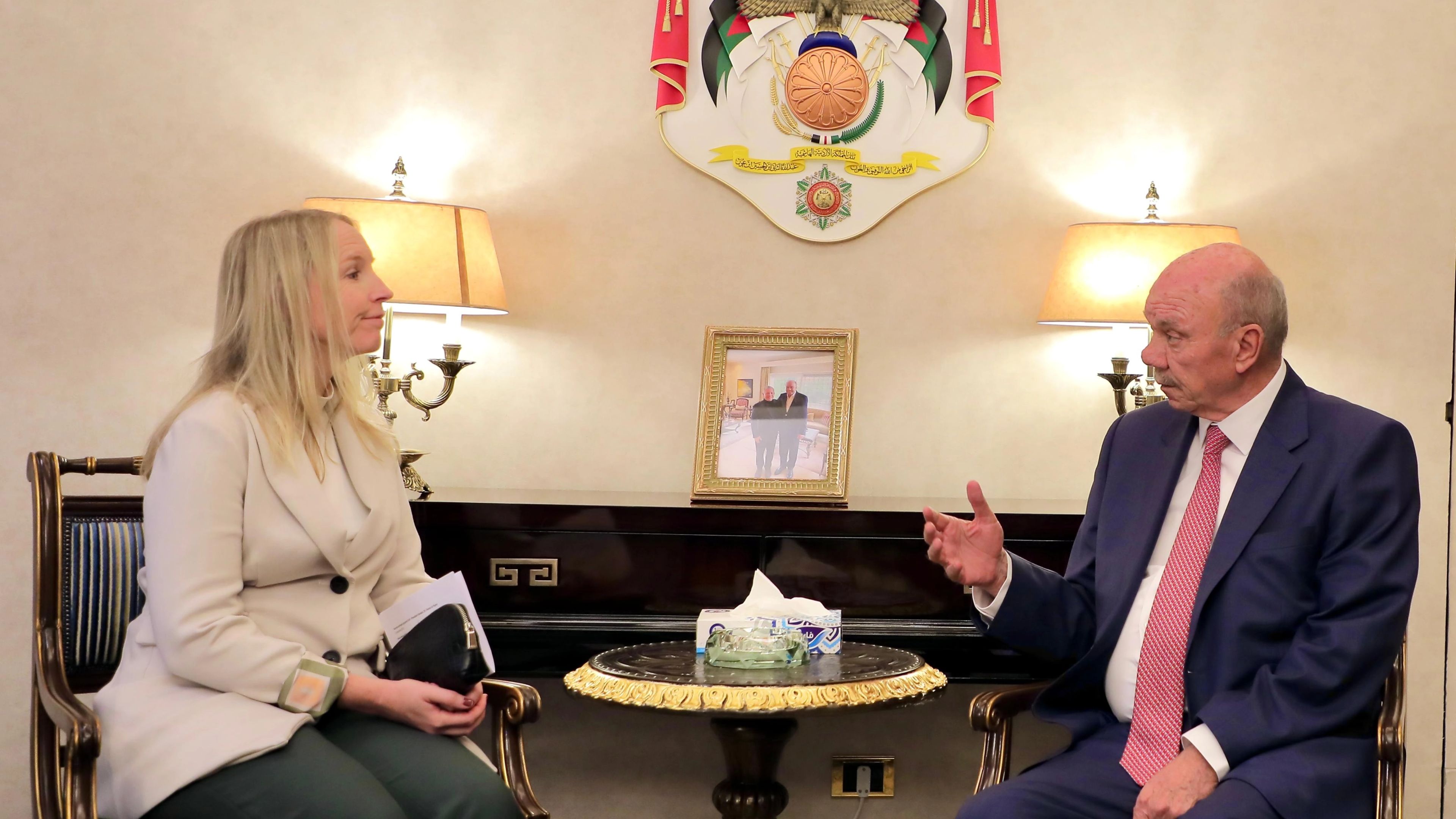 رئيس مجلس الأعيان يلتقي السفيرة الهولندية لدى المملكة