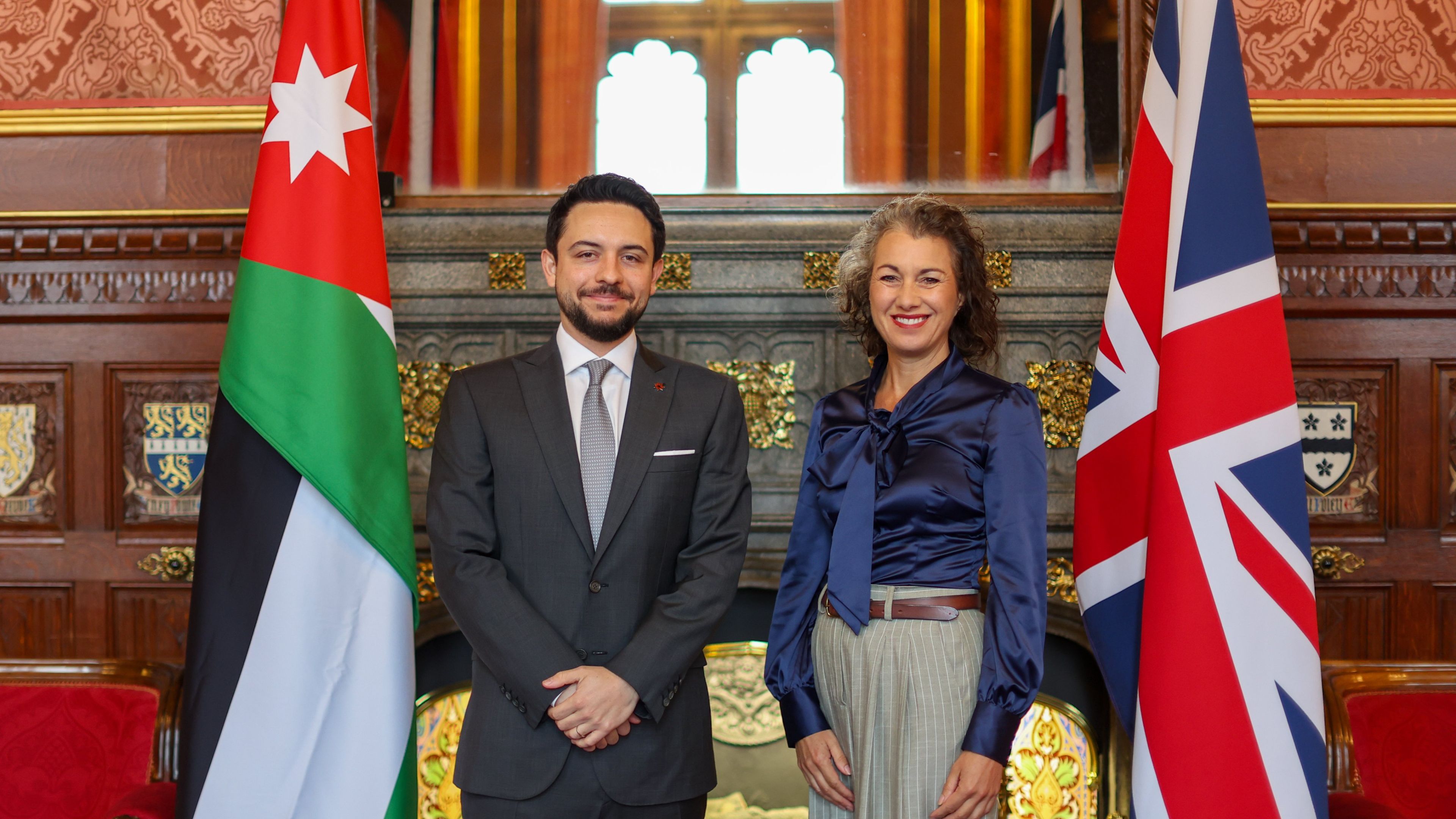 Crown Prince meets with UK House of Commons speaker, International Development Committee chair