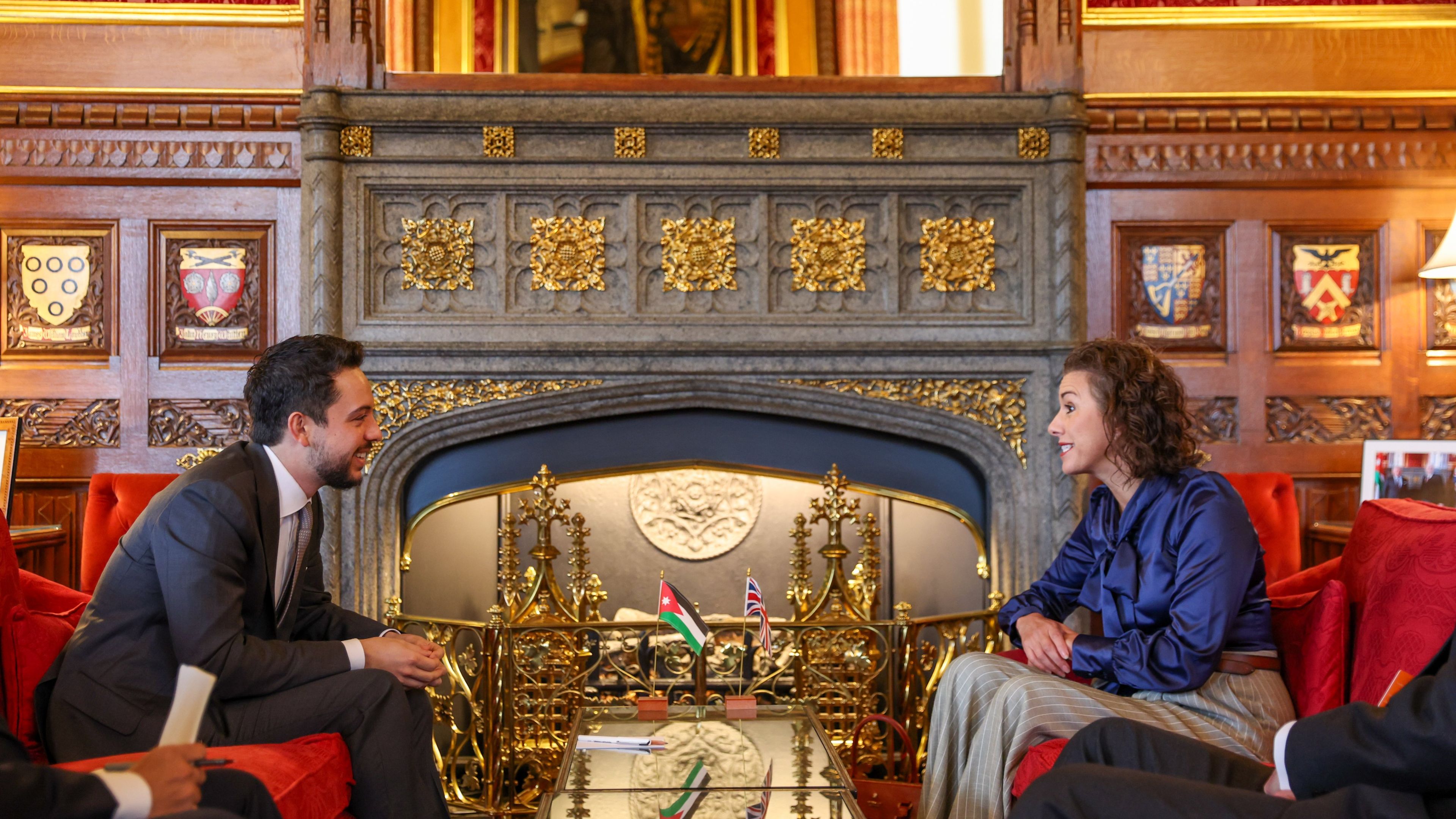 Crown Prince meets with UK House of Commons speaker, International Development Committee chair