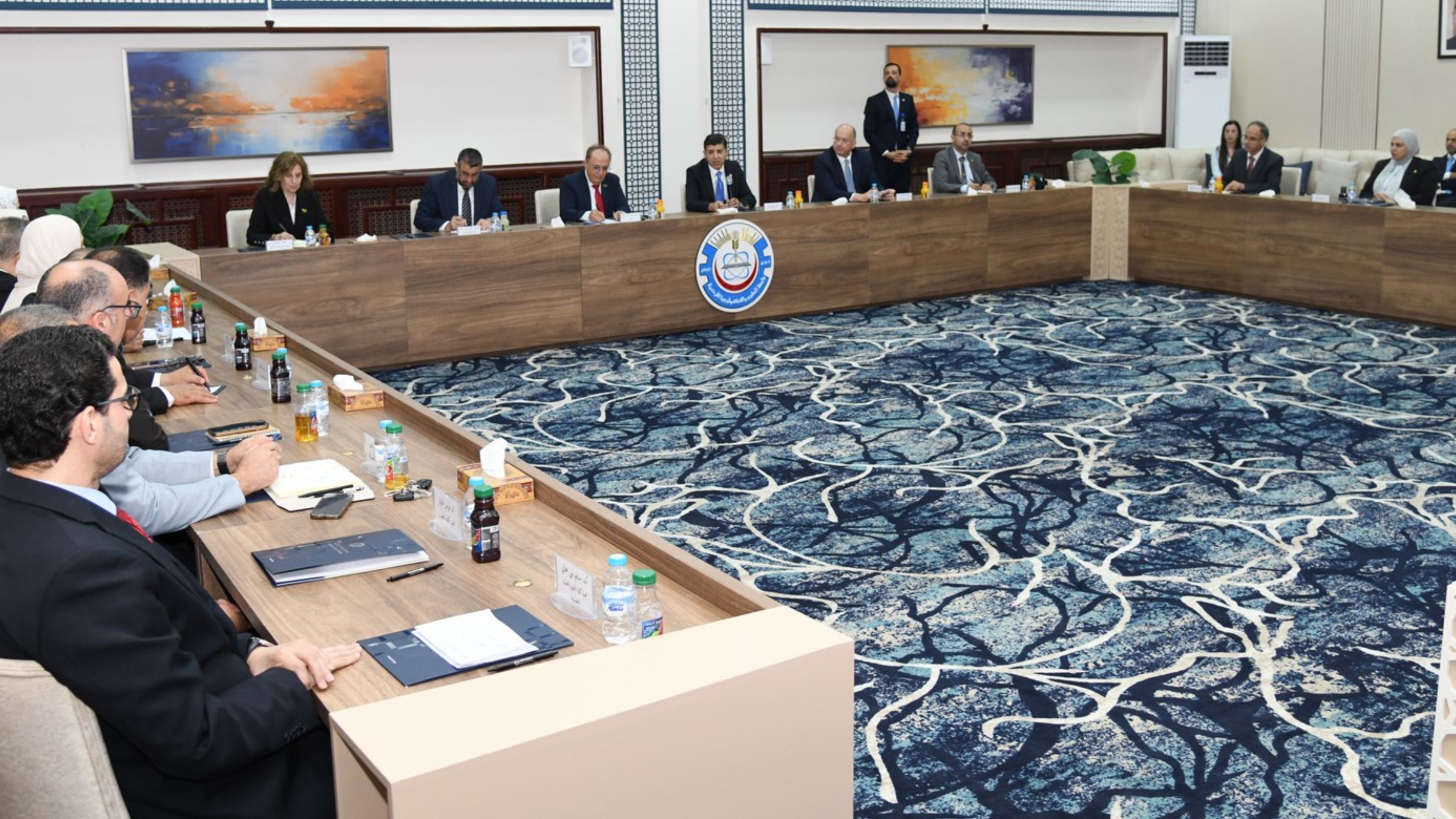 JUST President, Syrian Minister discuss academic cooperation