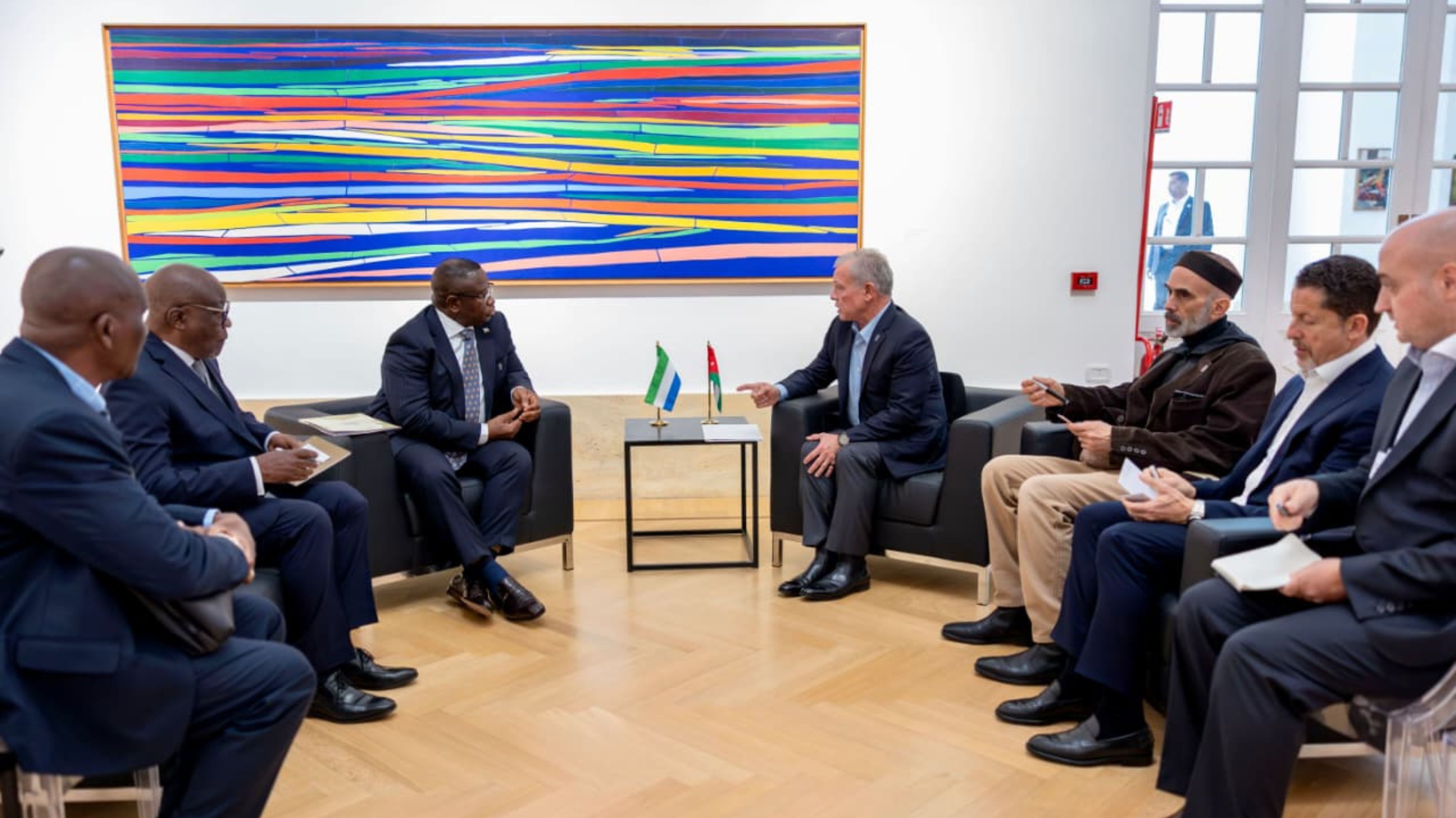 الملك ورئيسة وزراء إيطاليا يترأسان جولة جديدة من مبادرة "اجتماعات العقبة" في روما