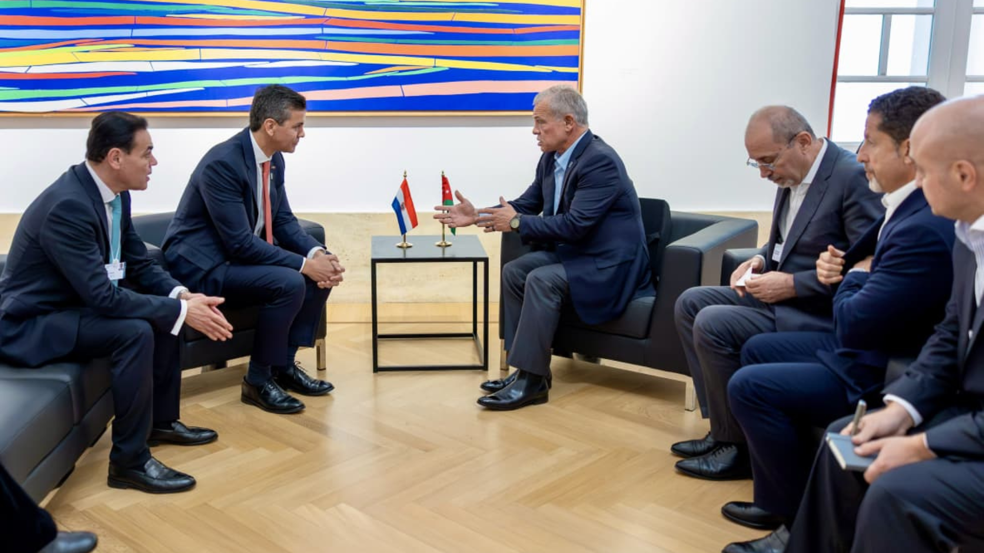 الملك ورئيسة وزراء إيطاليا يترأسان جولة جديدة من مبادرة "اجتماعات العقبة" في روما