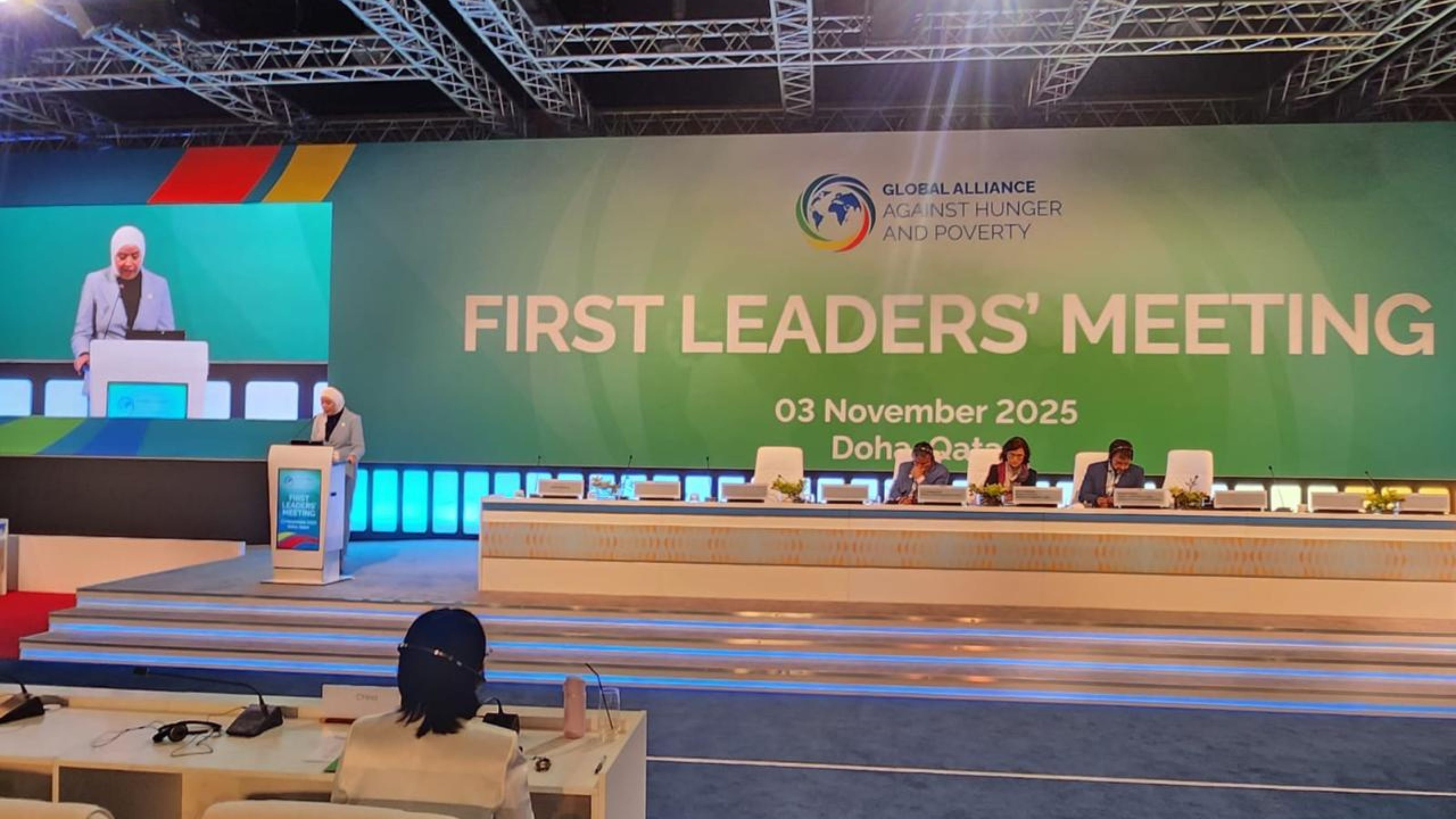 بني مصطفى تشارك بالقمة العالمية الثانية للتنمية الاجتماعية في الدوحة