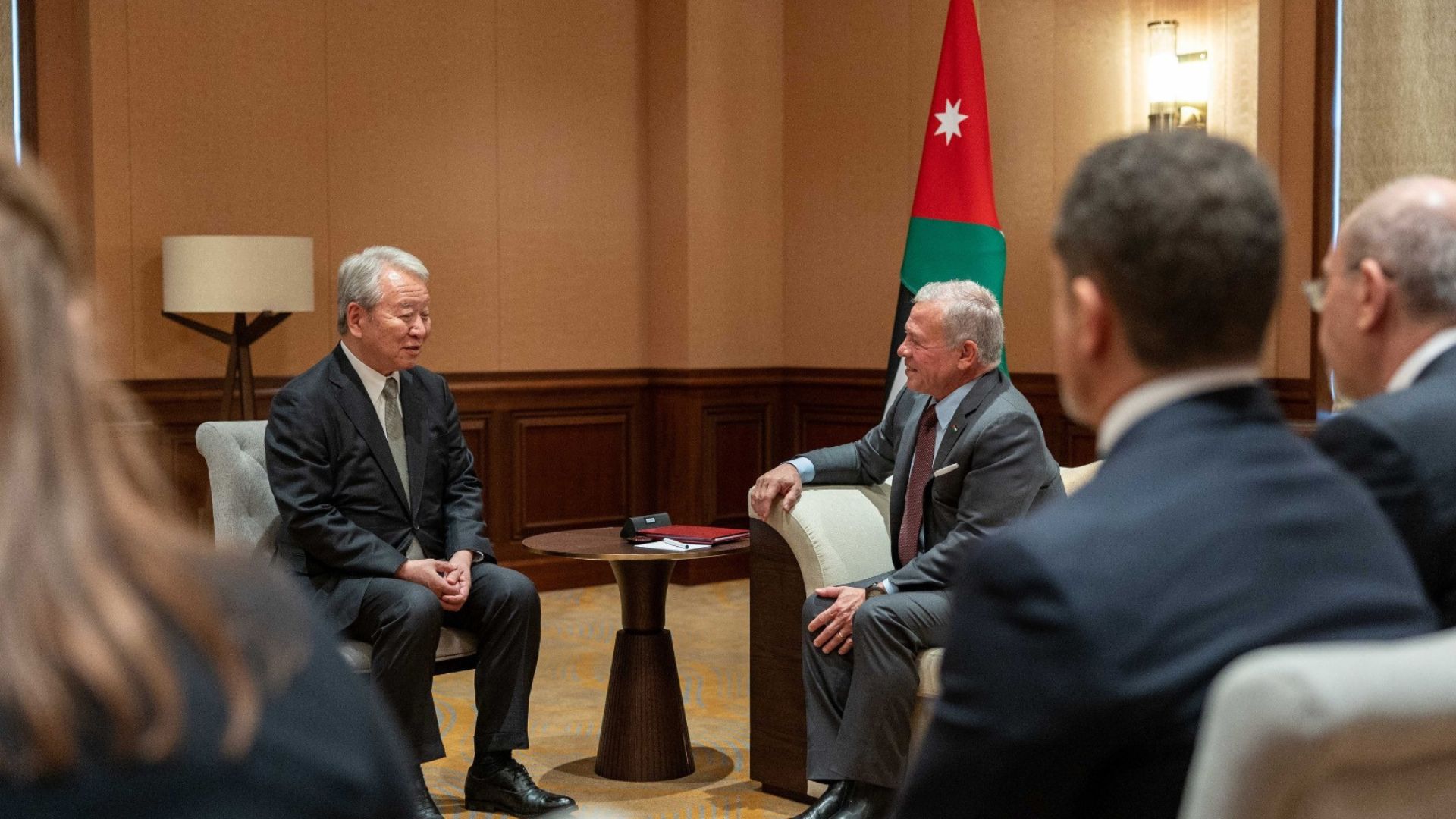 الملك يلتقي رئيس الوكالة اليابانية للتعاون الدولي &quot;جايكا&quot;