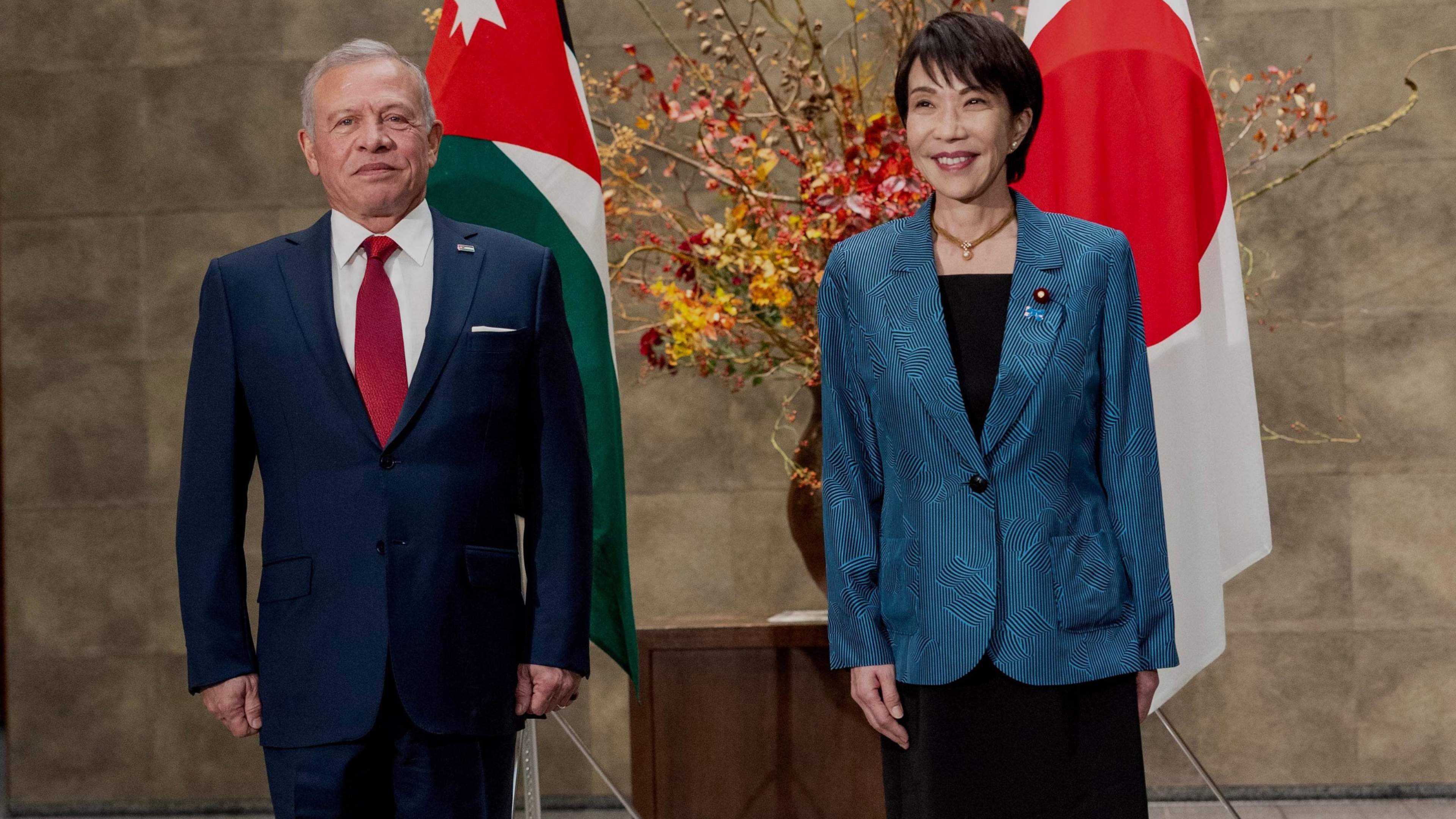 الملك يلتقي رئيسة الوزراء اليابانية ويؤكد أهمية تكثيف العمل على توسيع التعاون بين الأردن واليابان