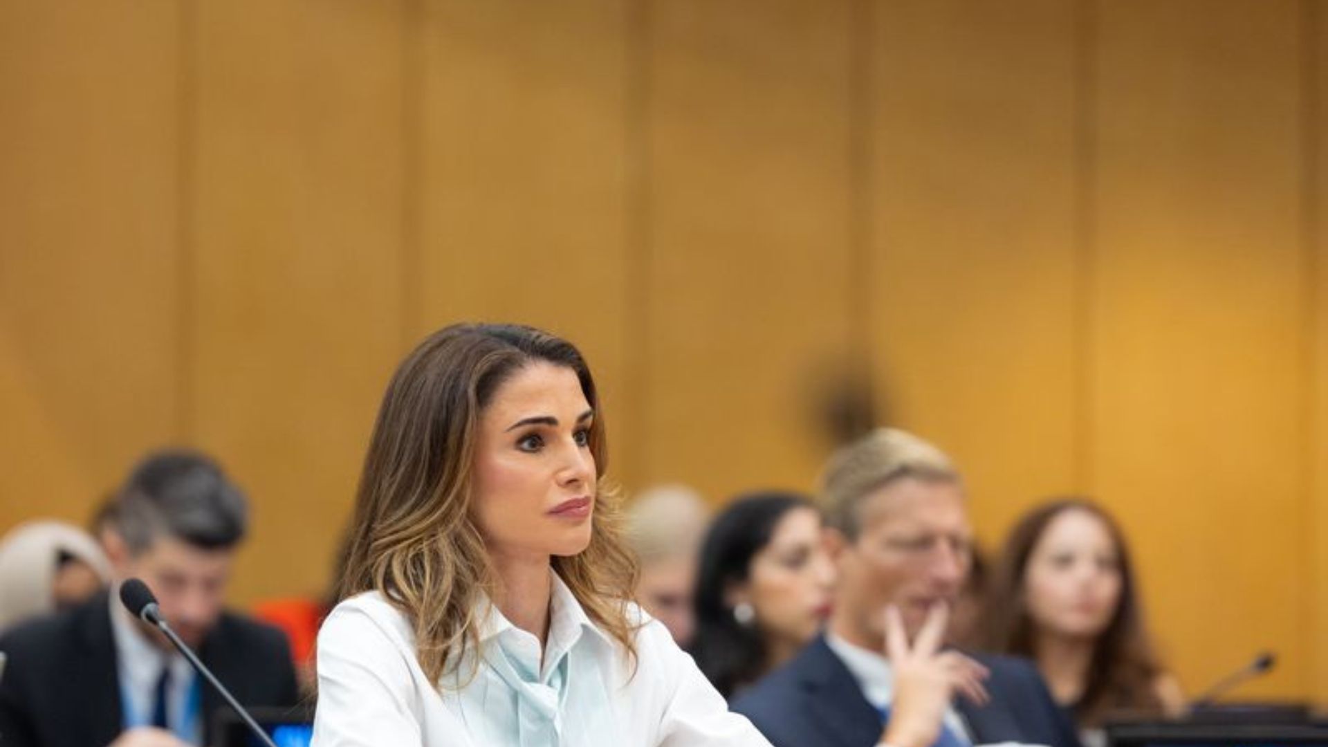 جلالة الملكة رانيا تحضر اجتماعاً أممياً رفيع المستوى لدعم أطفال فلسطين