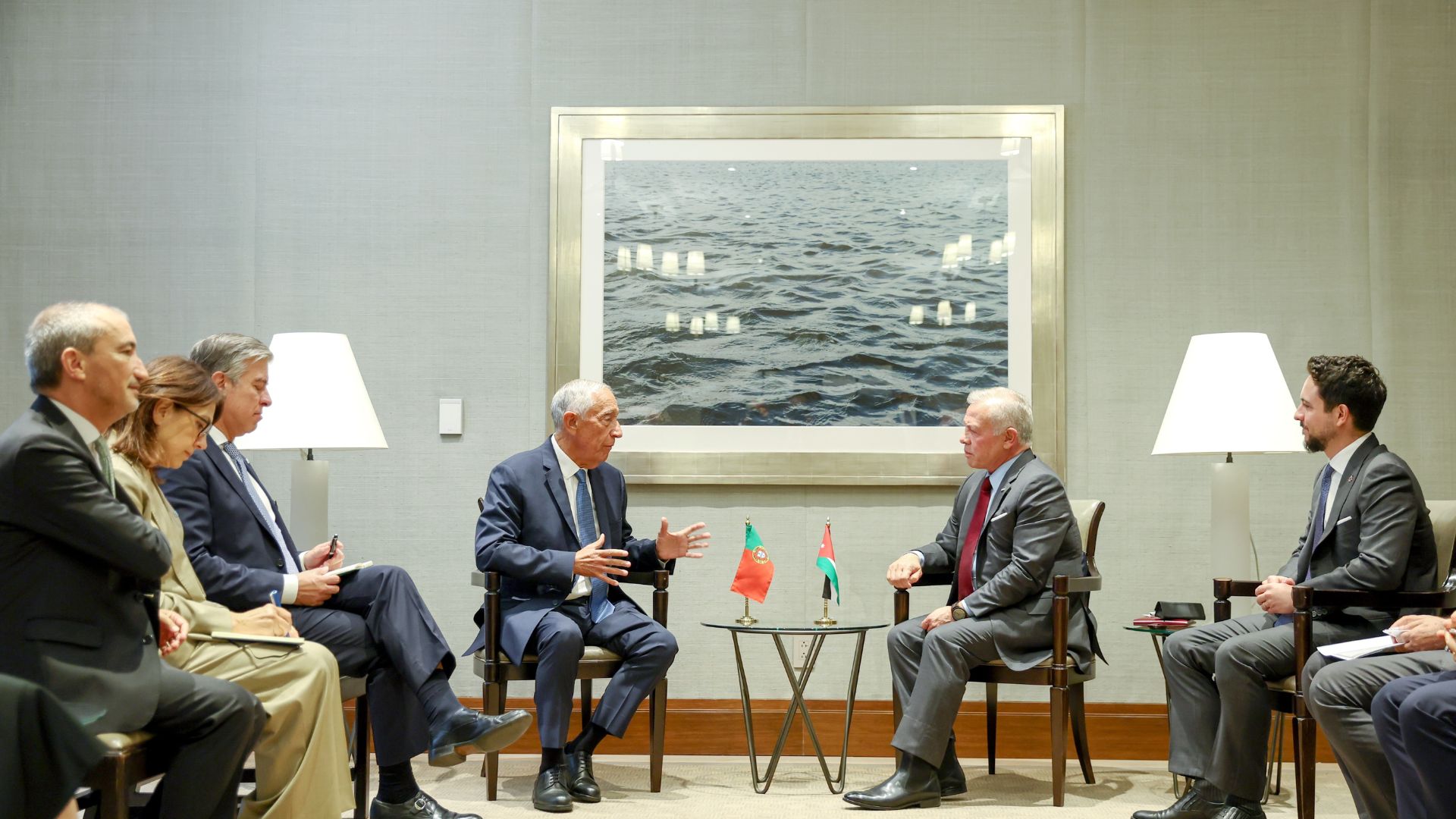 King meets with heads of state, international organisations in New York