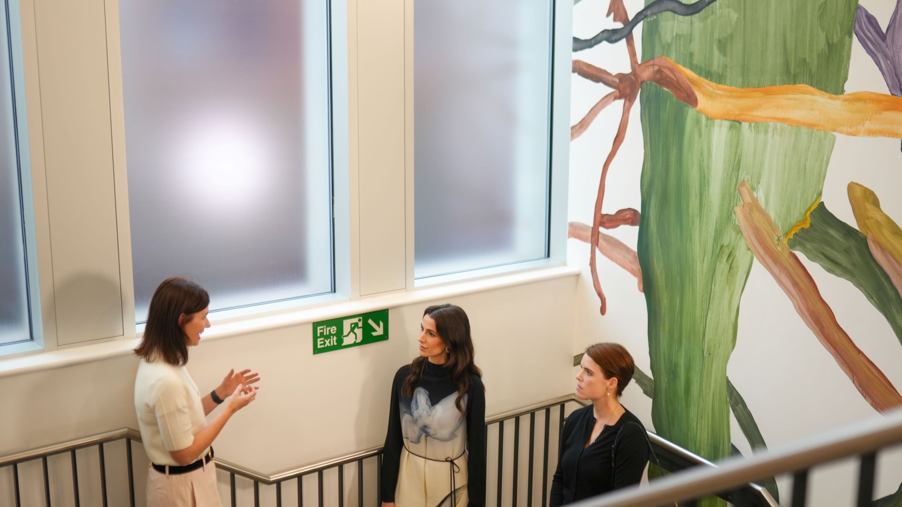 Princess Rajwa and Princess Eugenie Visit Springfield University Hospital at Southwest London and St George's Mental Health NHS Trust