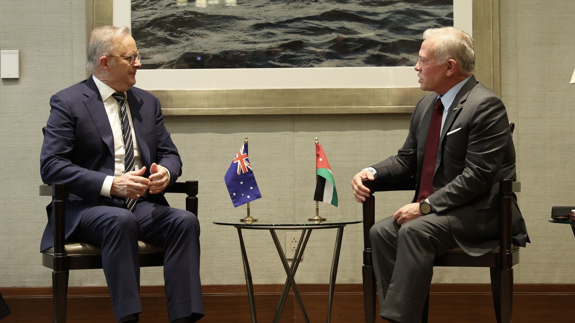 King meets with heads of state, international organisations in New York