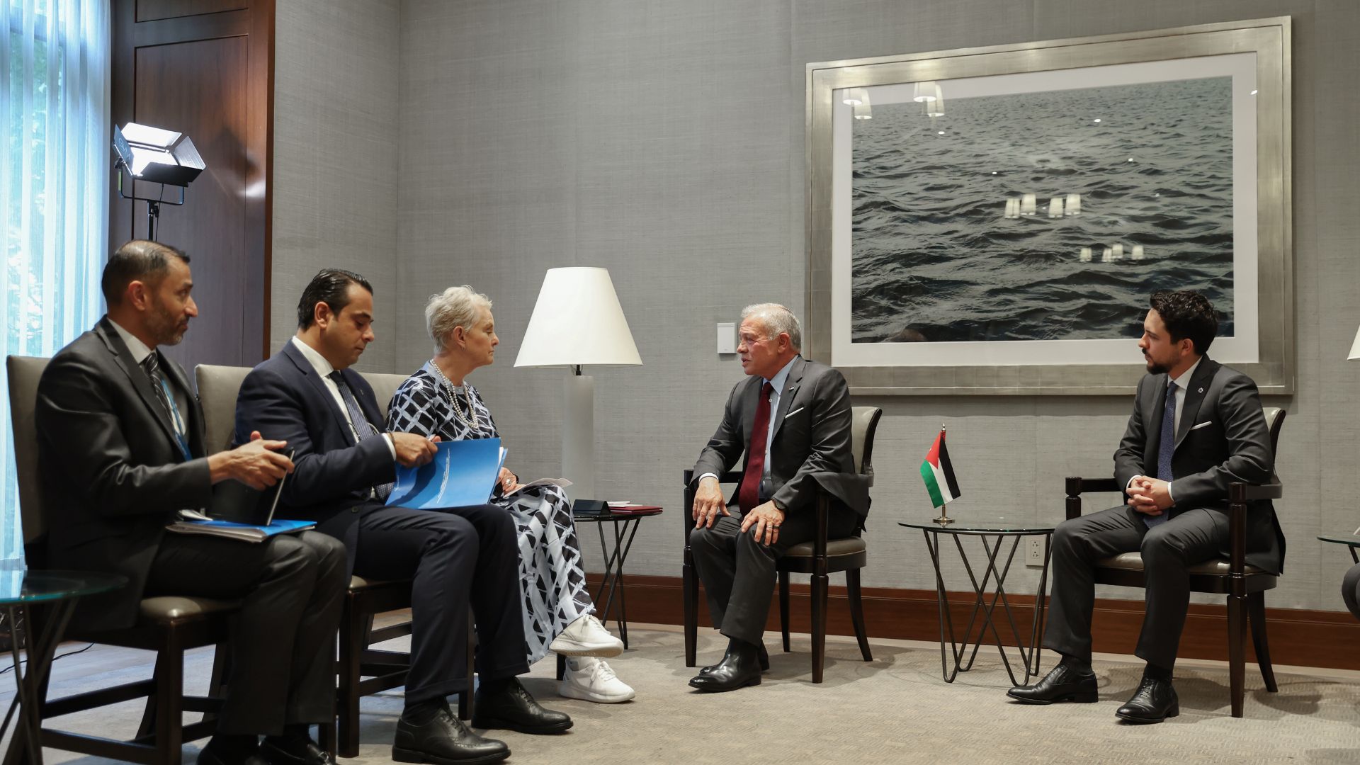 King meets with heads of state, international organisations in New York