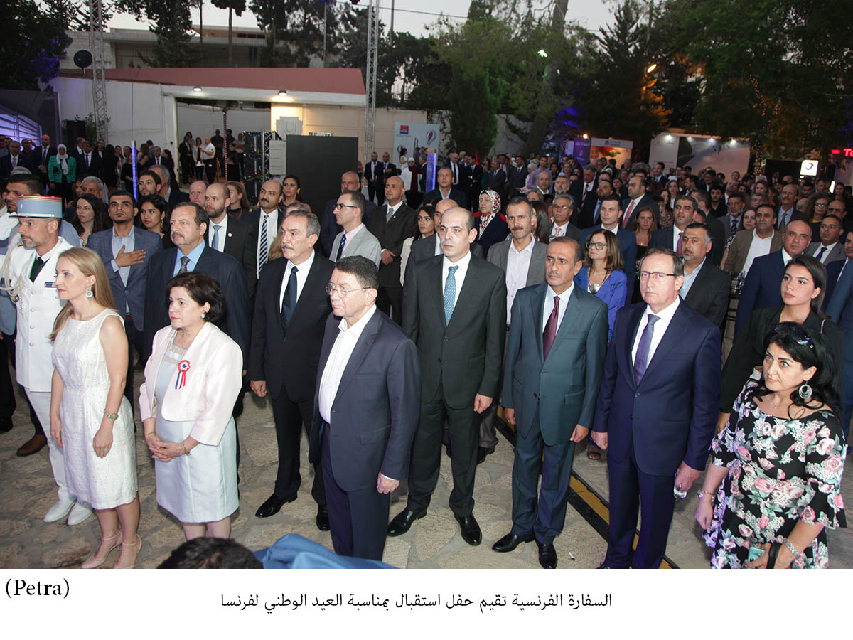 السفير الفرنسي: شراكتنا مع الاردن تعكس ثقتنا بالمملكة وشعبها&lt;br&gt;