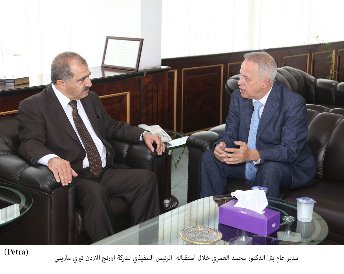 مدير عام بترا يثمن دور اورنج الاردن في خدمة الاقتصاد الاردني وتطوير سوق الاتصالات &lt;br&gt;