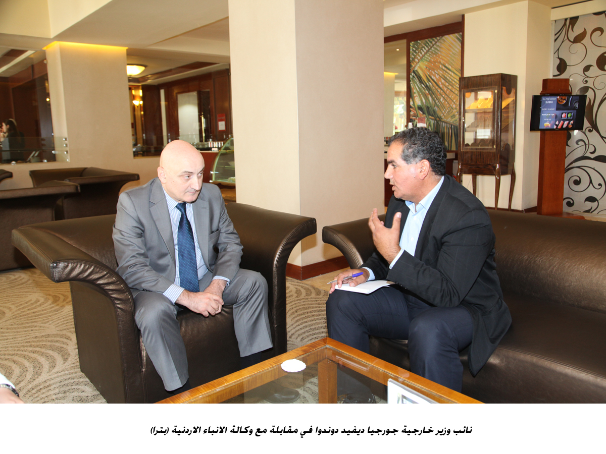 مسؤول جورجي: الاردن شريك مهم ومواقفه تحظى بتقدير دولي&lt;br&gt;
