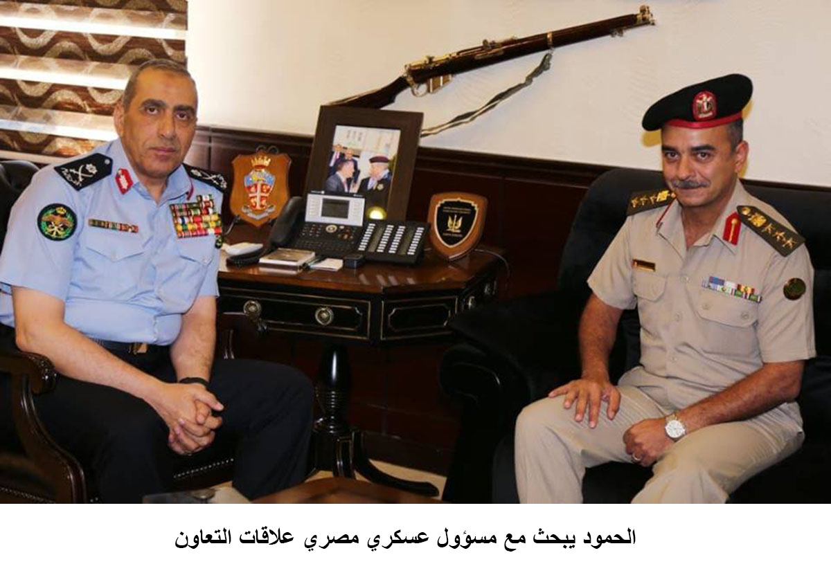 الحمود يبحث مع مسؤول عسكري مصري علاقات التعاون&lt;br&gt;