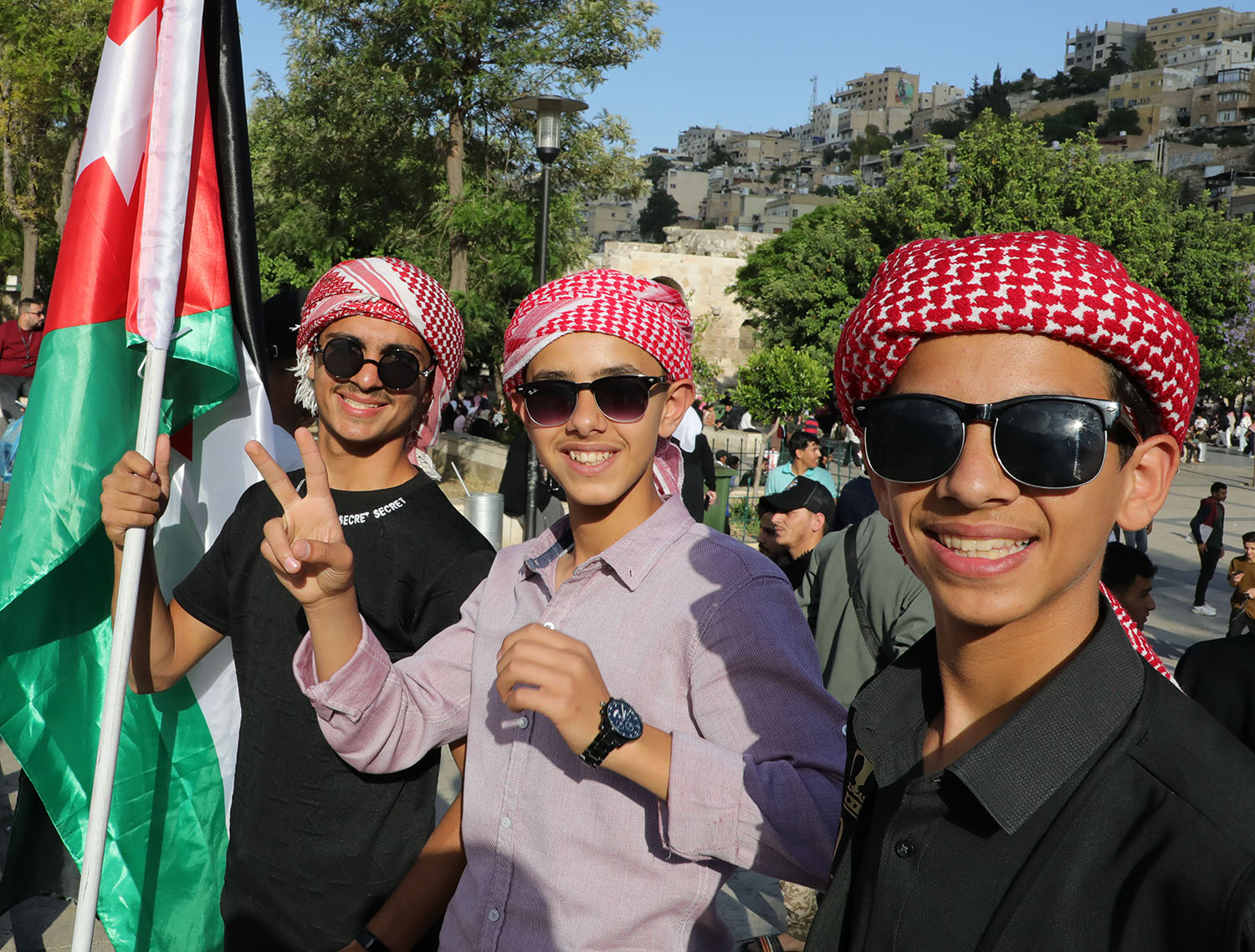 الاردنيون يحتفلون بعيد استقلالهم ال 78 تصوير: احمد عبده