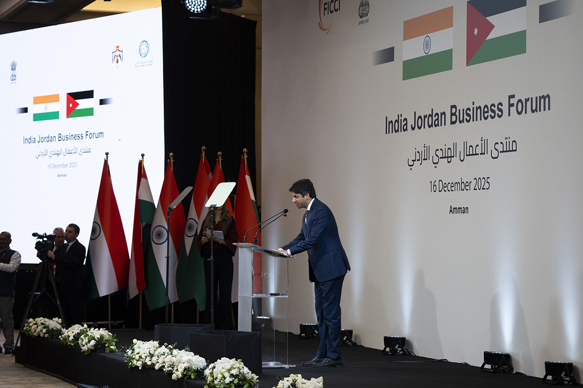  الملك ورئيس الوزراء الهندي يحضران الجلسة الافتتاحية لمنتدى الأعمال الهندي الأردني في عمان