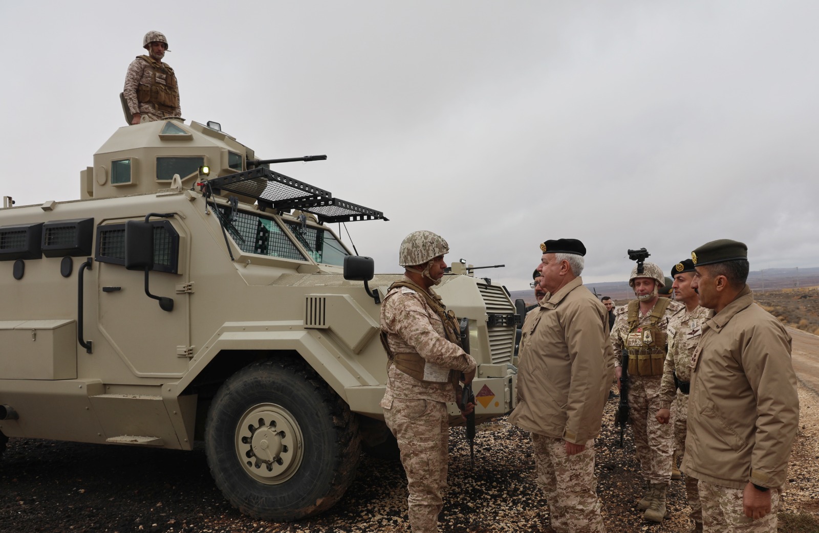  الحنيطي يتفقد عدداً من التشكيلات والوحدات على الواجهة الشمالية للمملكة