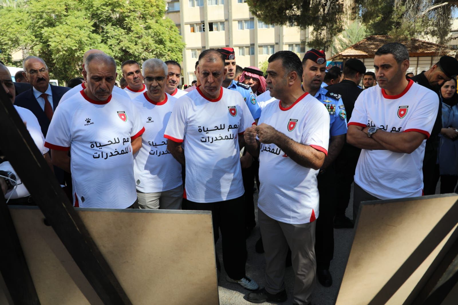  وزير الداخلية ومدير الأمن العام يشهدان إطلاق حملة &quot; نعم للحياة ....لا للمخدرات&quot;