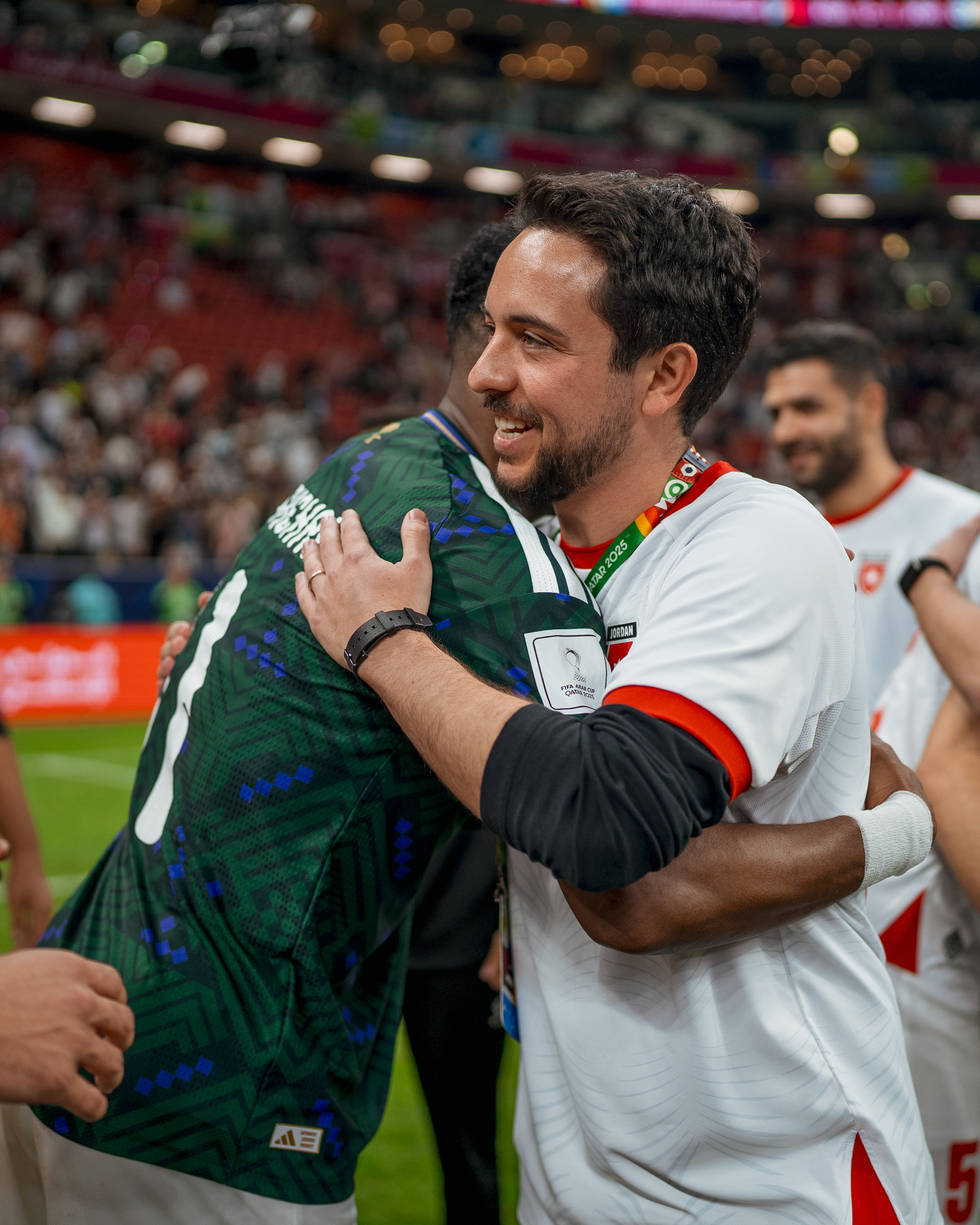  بحضور ولي العهد ..المنتخب الوطني يتأهل لنهائي كأس العرب