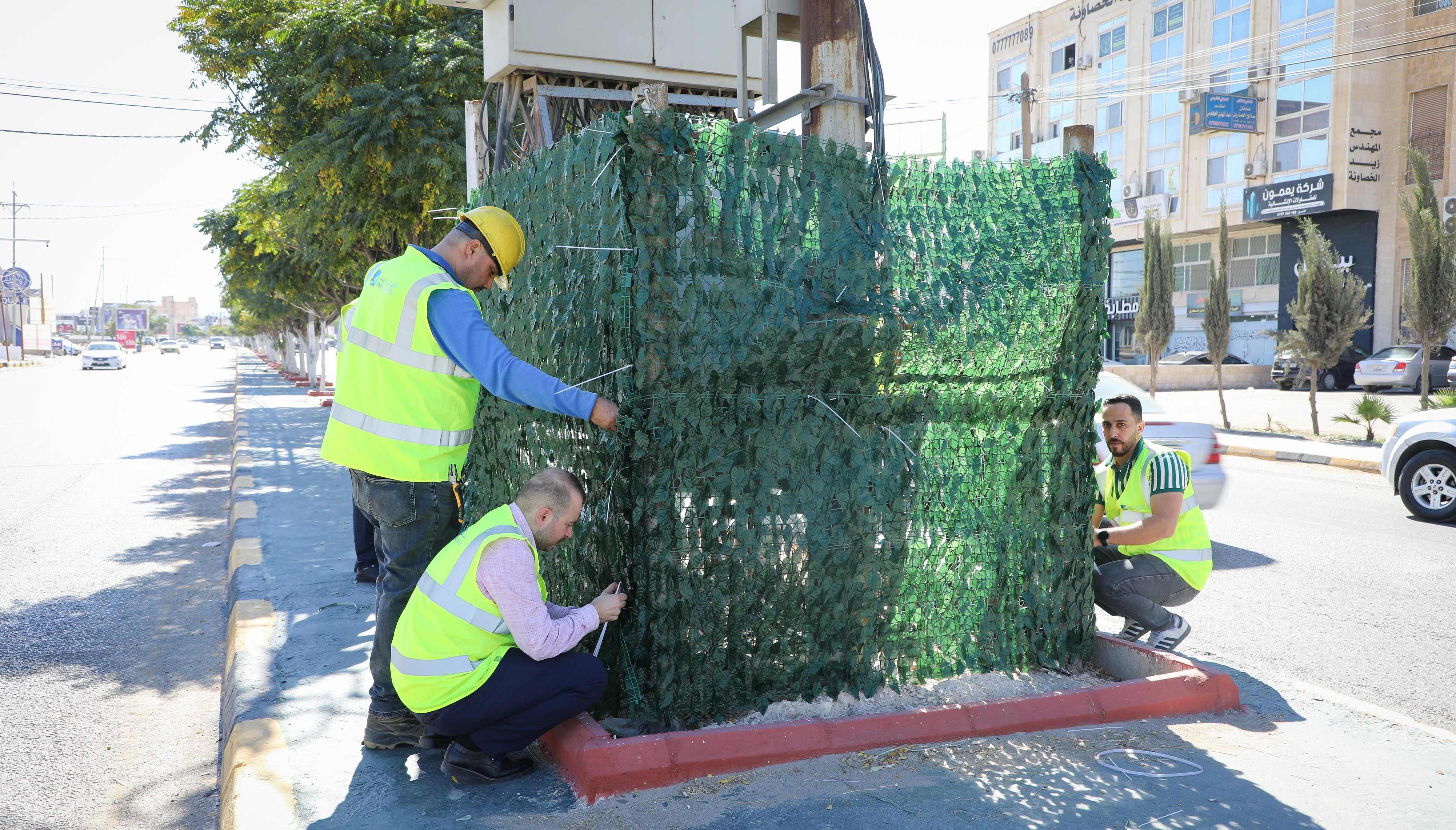 إطلاق مبادرة لتجميل المحولات الكهربائية في إربد 