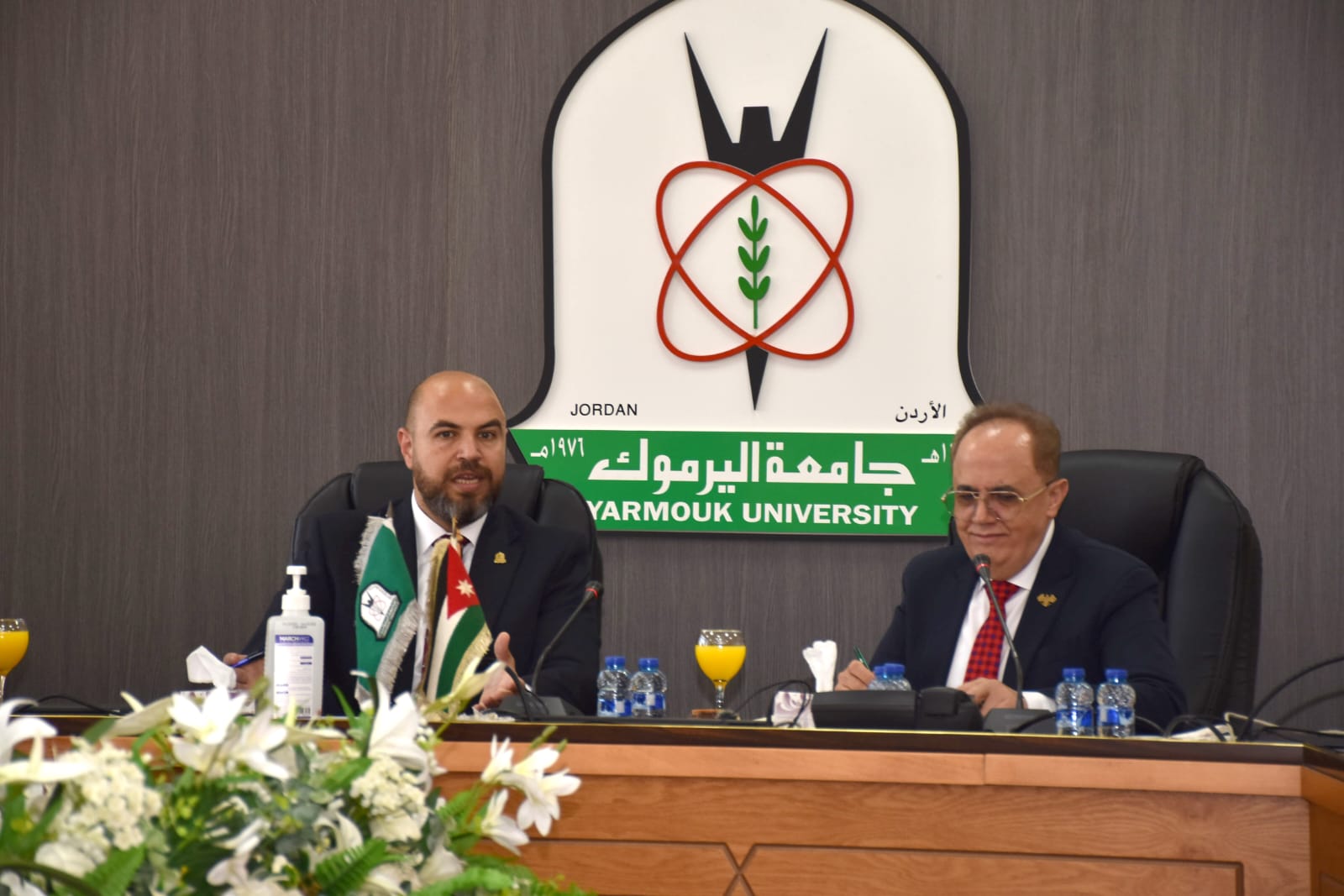  &quot;اليرموك&quot; تبحث مع وزير التعليم العالي السوري تعزيز التعاون الأكاديمي والبحثي