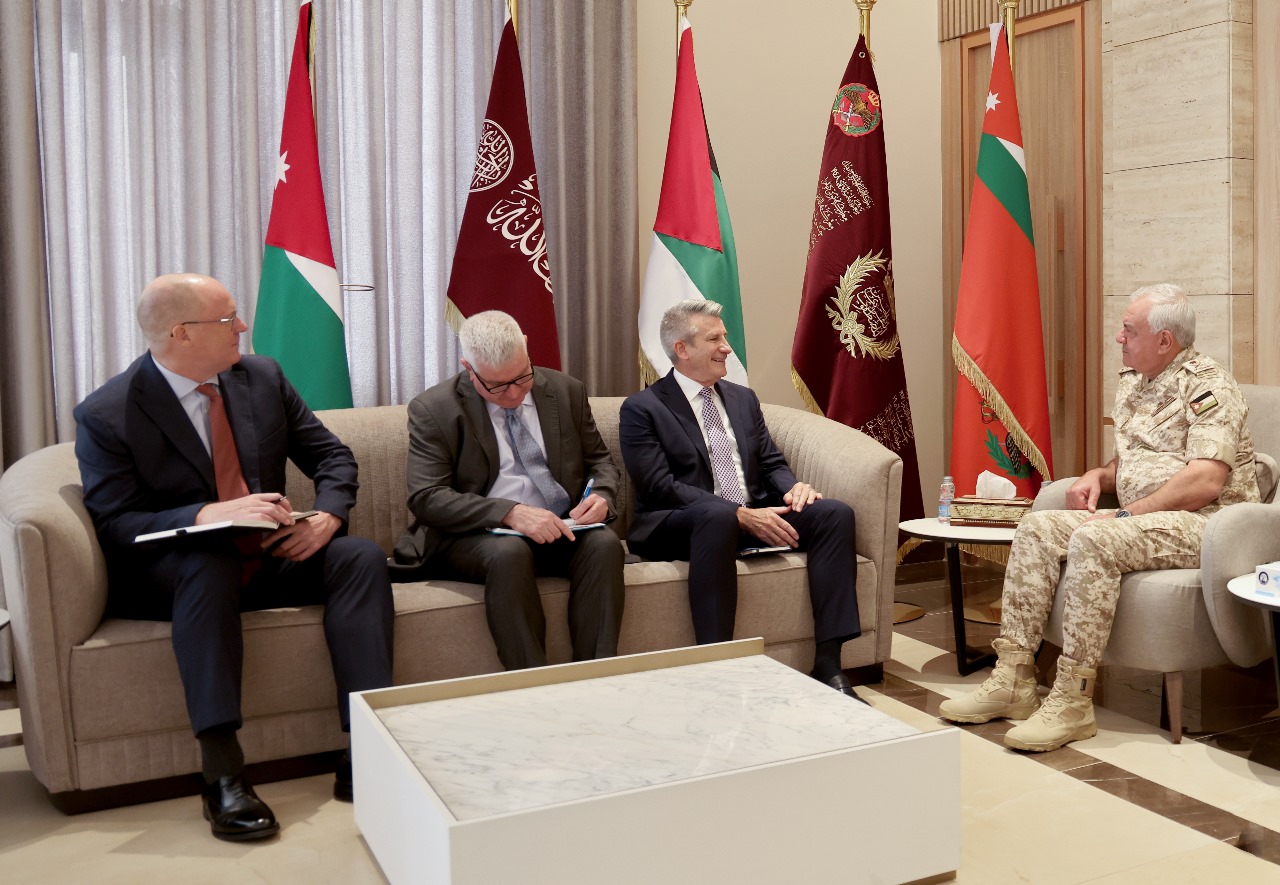  الحنيطي يستقبل الرئيس التنفيذي لشركة لوكهيد مارتن - الشرق الأوسط