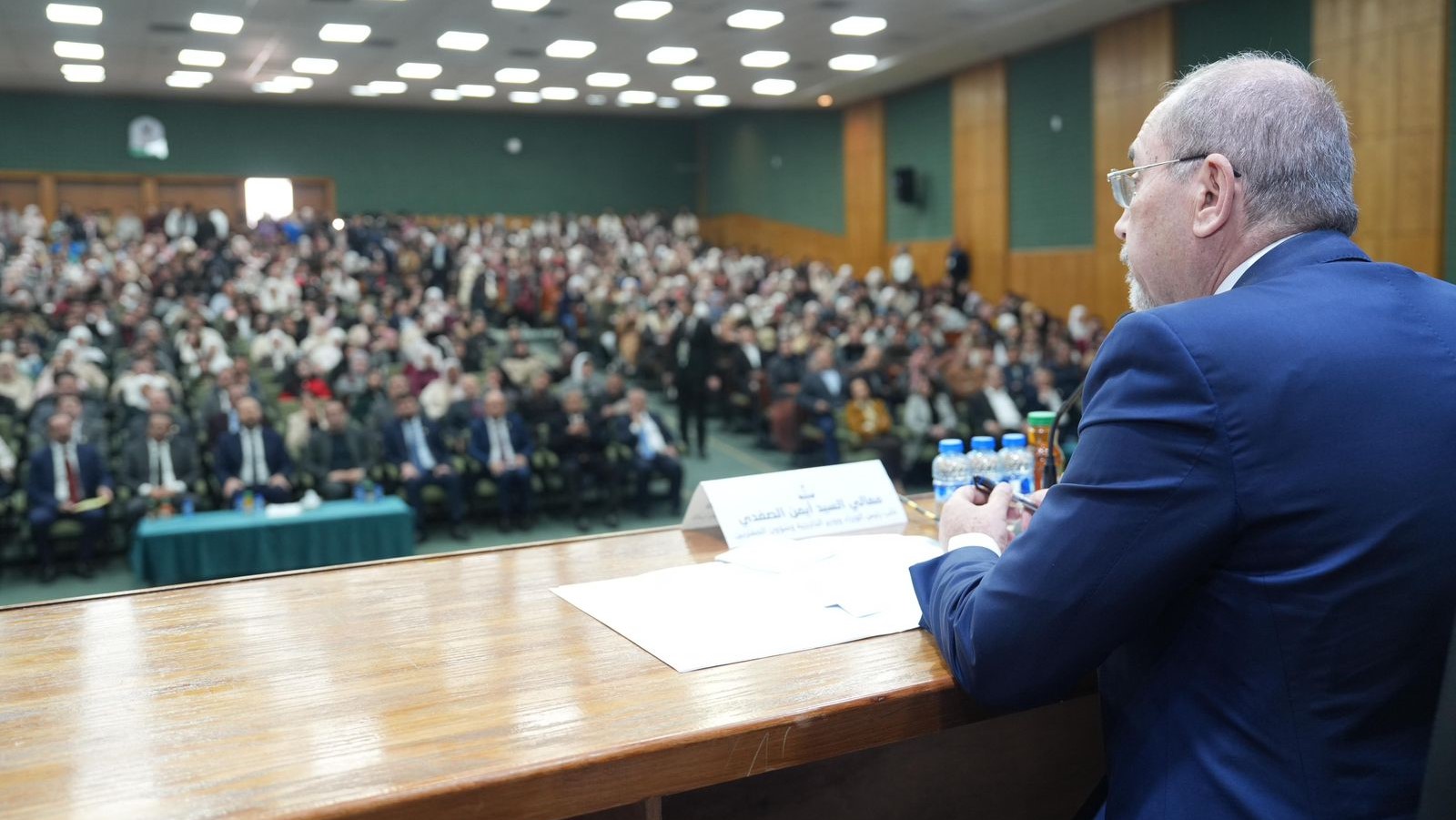  الصفدي يُحاضر حول السياسة الخارجية الأردنية في جامعة اليرموك