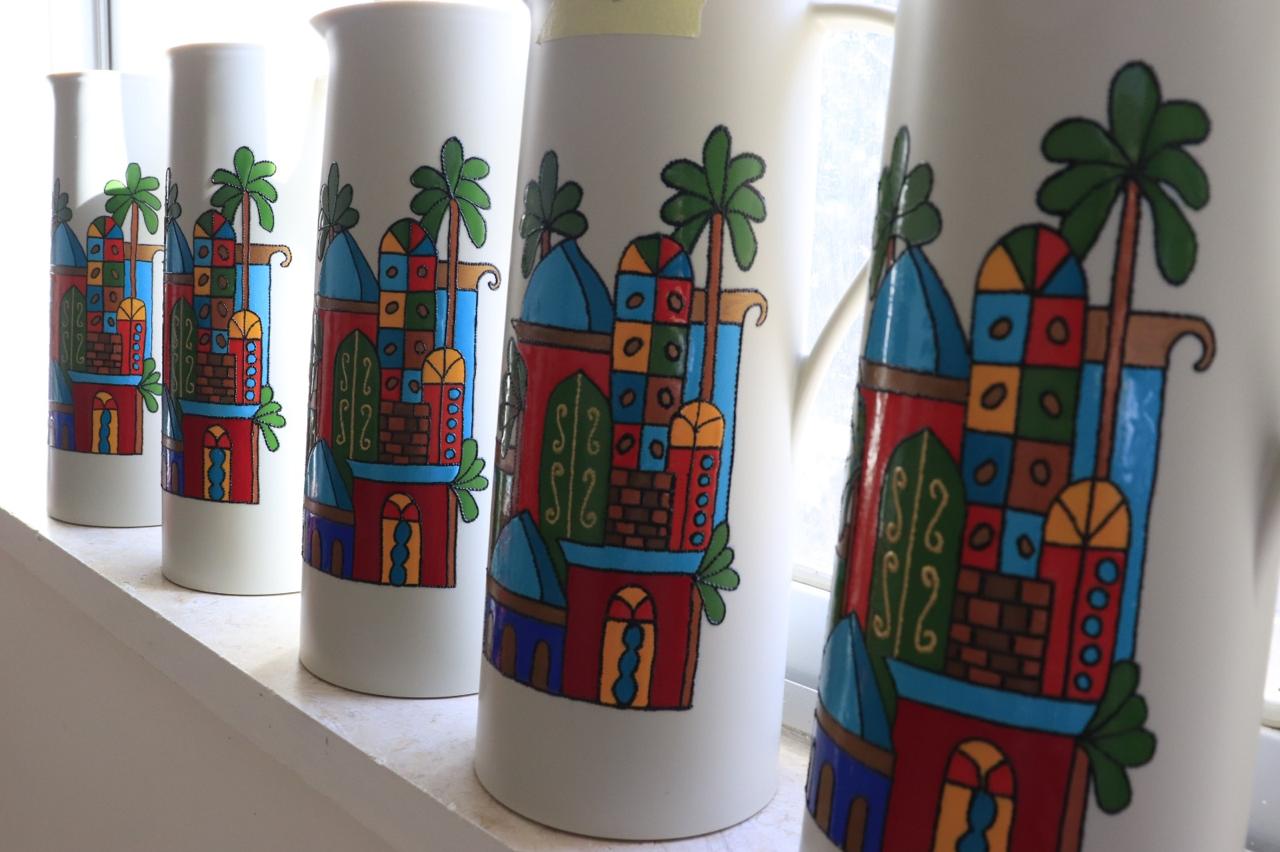  دورة حول &quot;الرسم على الزجاج&quot; لسيدات في الزرقاء