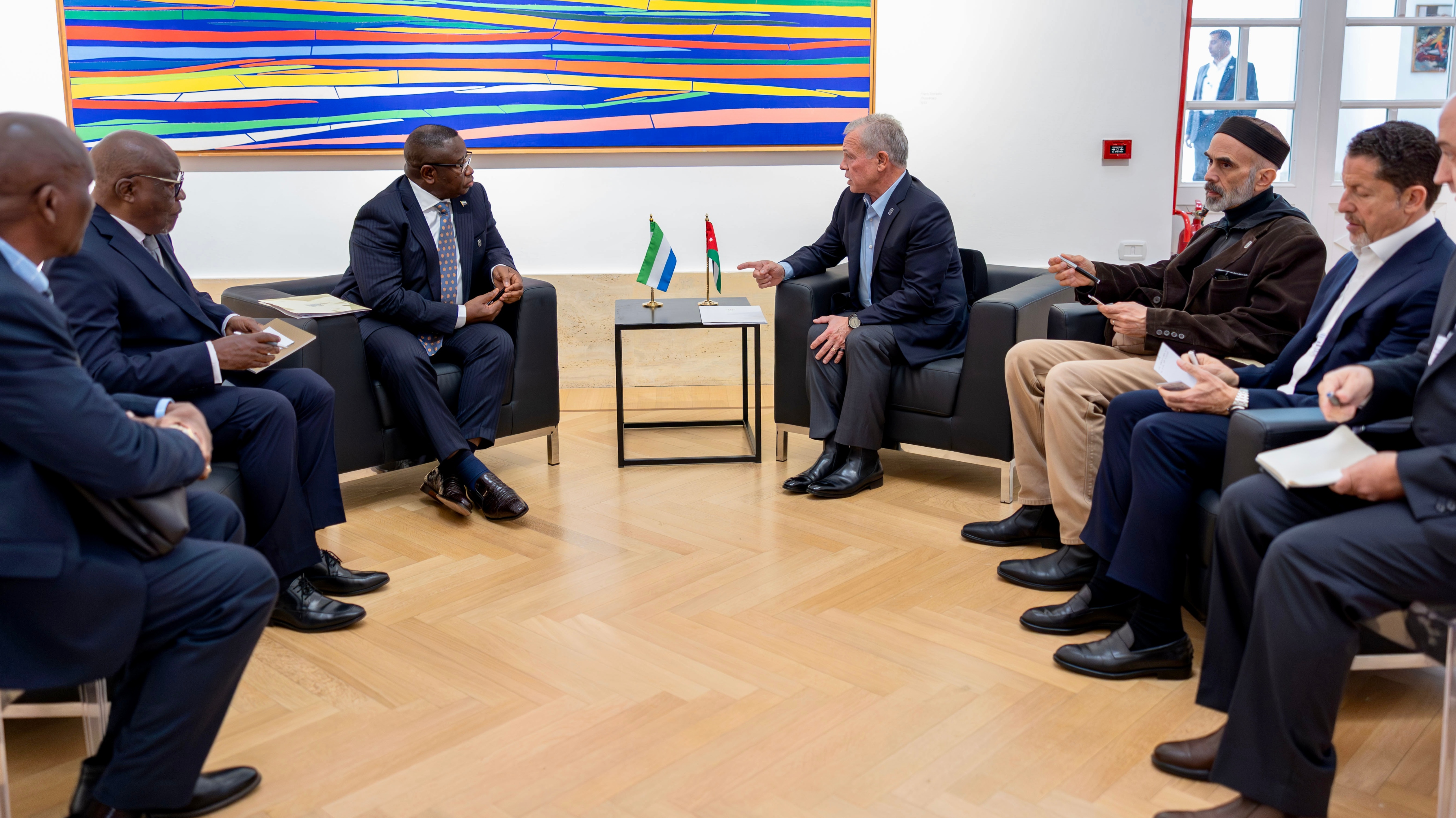 الملك ورئيسة وزراء إيطاليا يترأسان جولة جديدة من مبادرة &quot;اجتماعات العقبة&quot; في روما