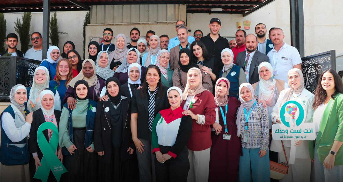  معرض فني للأطفال بمخيم غزة في جرش 